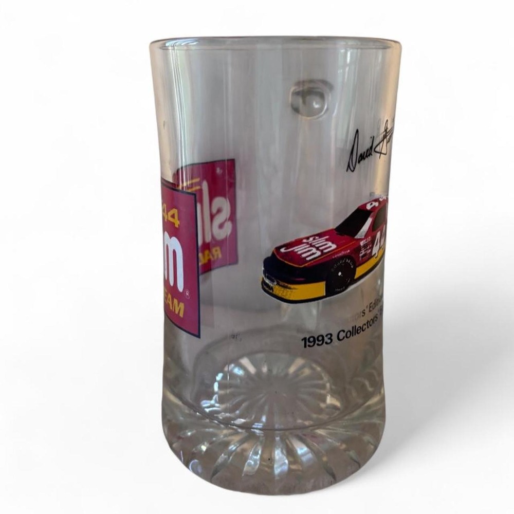Vintage 1993 Slim Jim Racing Team 44 David Green Glass Beer Mug Tankard 5.5in - Picture 3 of 8